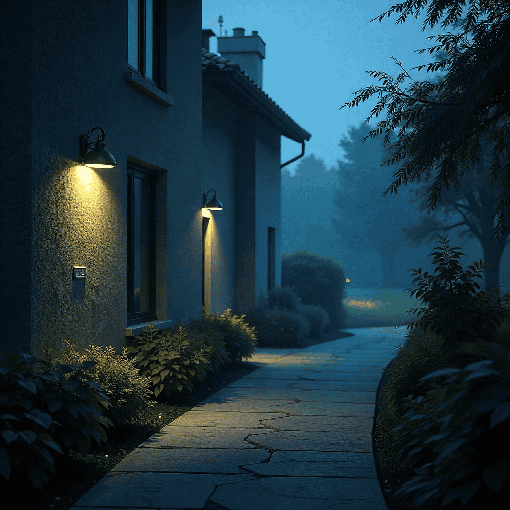 Landscape lighting installation